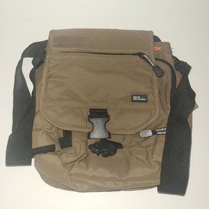 NWOT Derek Alexander Brown Nylon Crossbody Bag